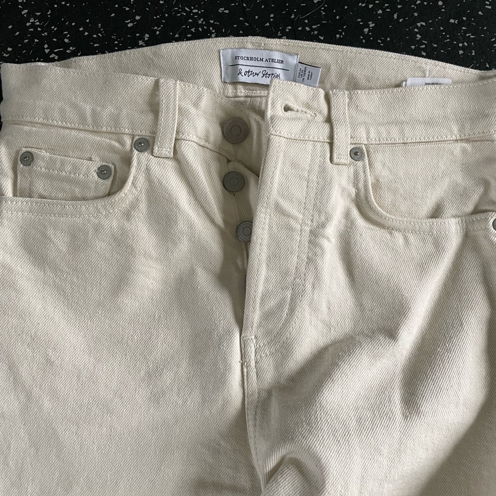 & Other Stories split hem pants